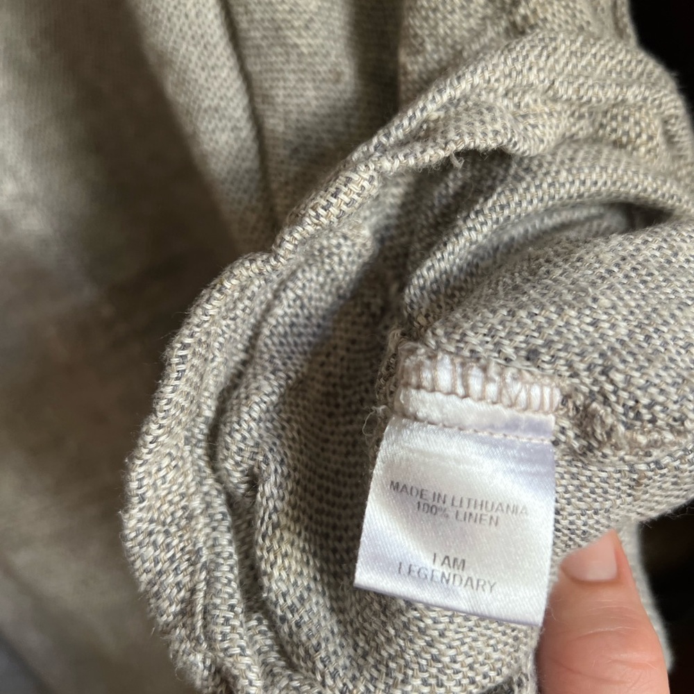 Flax Heathered Gray Knit Top - Picture 4 of 8